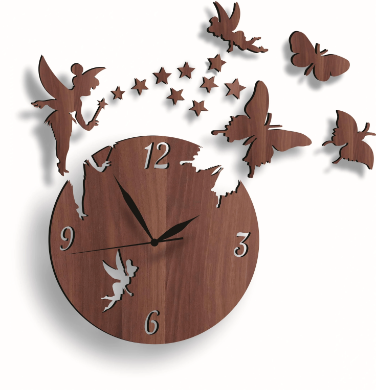 Fairy Clock Wall Hanging