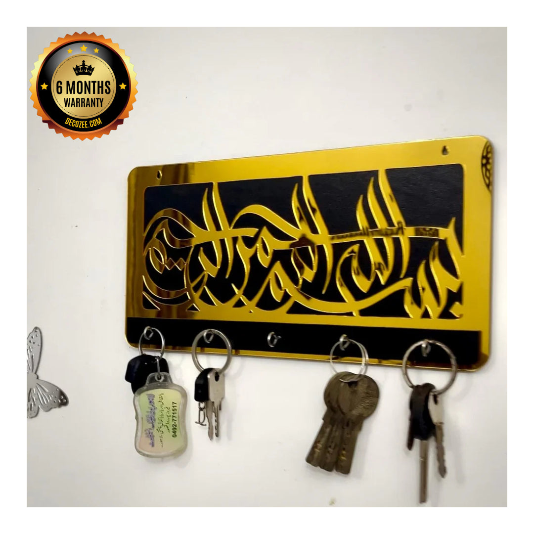 Golden Plated Blessings Key Holder