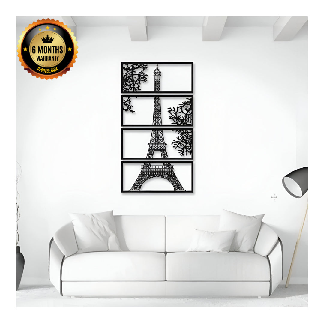 Modern Paris Eiffel Tower Interior Wall Decor