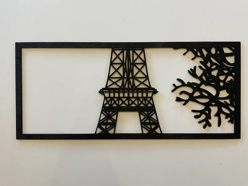 Modern Paris Eiffel Tower Interior Wall Decor