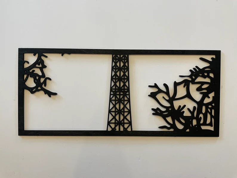 Modern Paris Eiffel Tower Interior Wall Decor